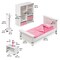 Badger Basket Bedroom Furniture Set for 18 inch Dolls - White/Pink